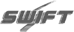 black and white Swift logo