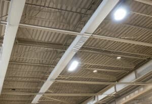 wattlogic commercial led lighting high bays two in warehouse 800x550 1