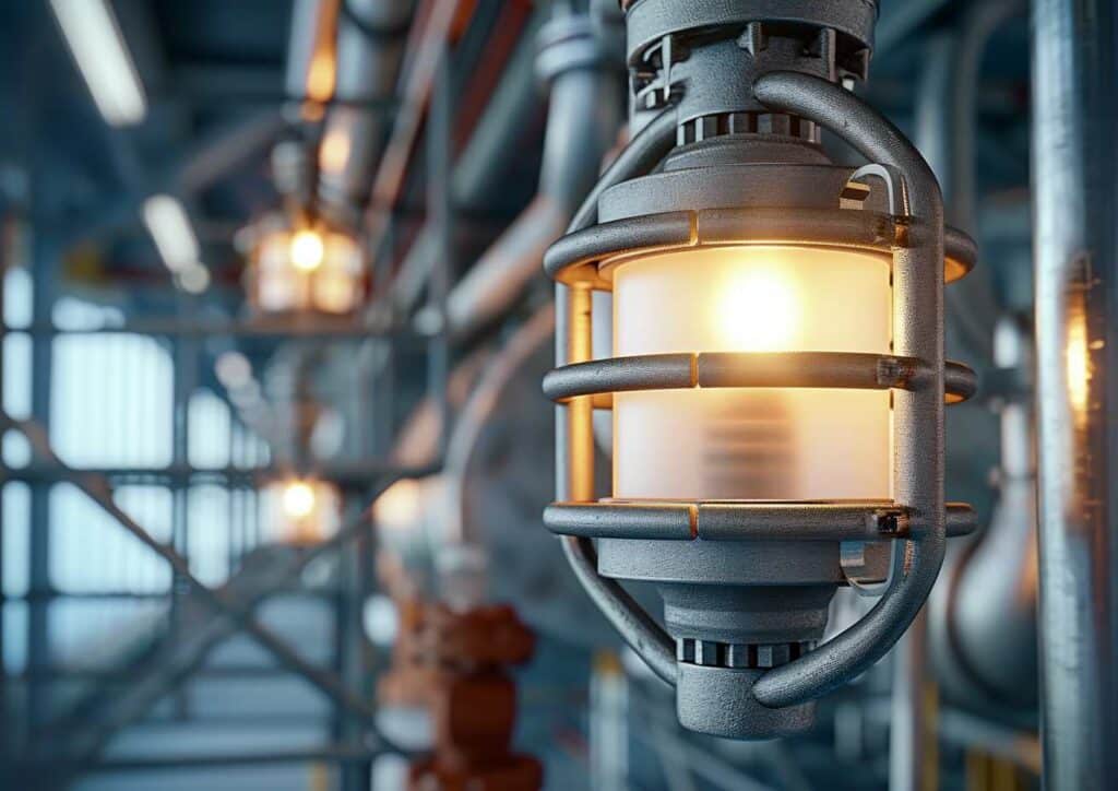 Industrial lighting - industrial lighting stock photos and royalty-free images.